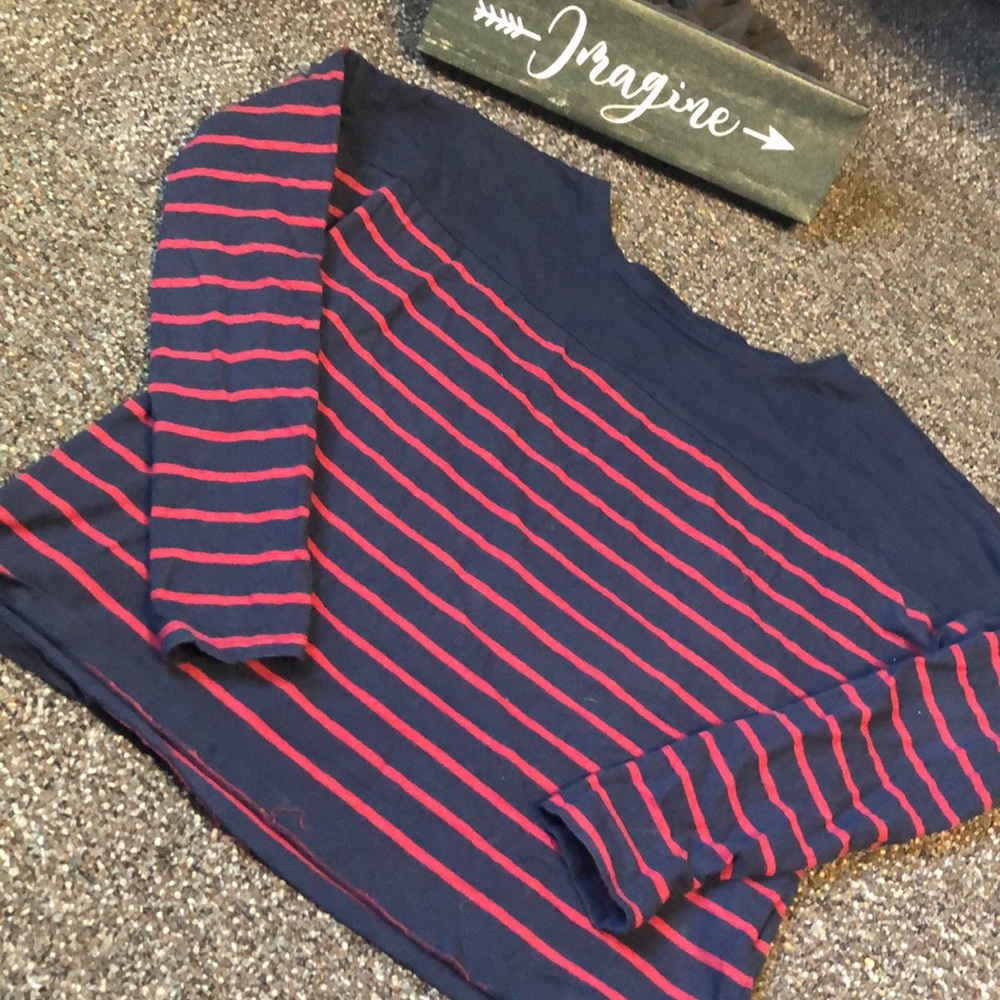 Striped long sleeve shirt